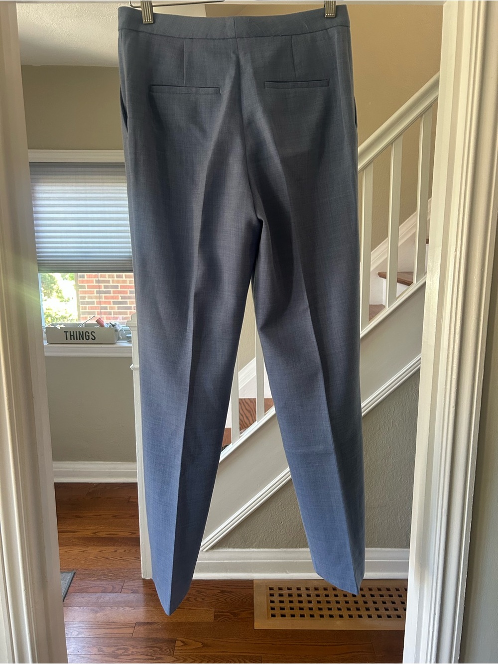REISS Classic Dress Pants Wool Straight leg office classic - Picture 5 of 11